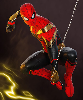 Spider man Gold suit, Spiderman no way home, Spider-Man HD phone wallpaper