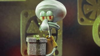 Squidward, SpongeBob SquarePants, Animation, Creative HD wallpaper