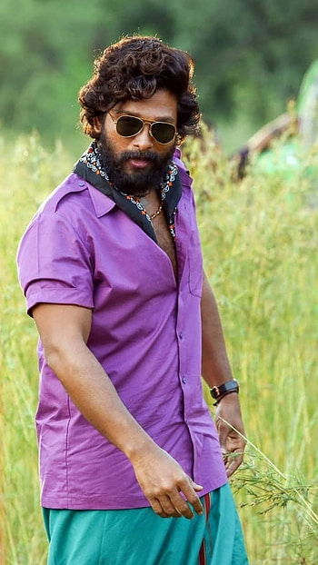 Allu Arjun Pushpa, Grass Background HD phone wallpaper