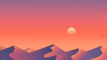 Desert Sun Day Minimalism, desert, sun, moon, minimalism, artist, artwork, digital-art HD wallpaper