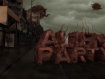 ALIEN PARTY, party, alien HD wallpaper