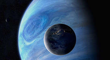 Planets, Universe, Stars, Shadow HD wallpaper