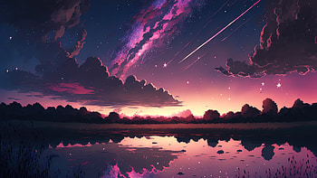 landscape, sunset, cloud, digital HD wallpaper