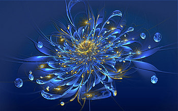 Abstract, Smoke, Flower, Lines HD wallpaper