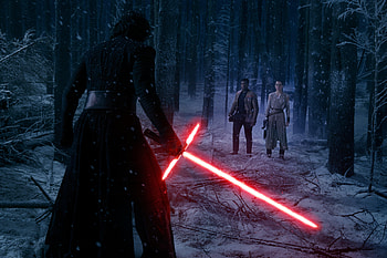 Rey Kylo Ren Finn In Star Wars, rey, kylo-ren, finn, star-wars HD wallpaper