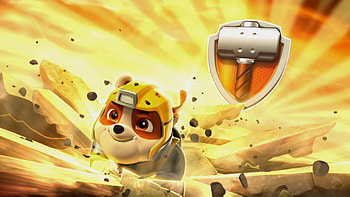 Rubble, Paw Patrol HD wallpaper