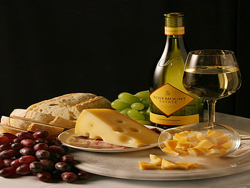 rural breakfast, breakfast, rural, vine, grape, cheese HD wallpaper