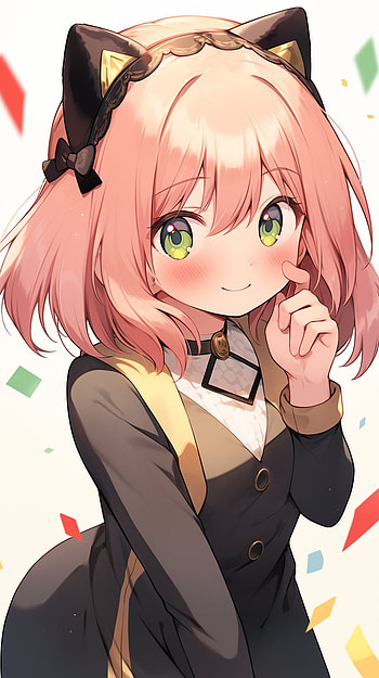 Anya Forger Cute Cat Ears - Spy x Family, Anya Forger, Anime, Spy x Family HD phone wallpaper