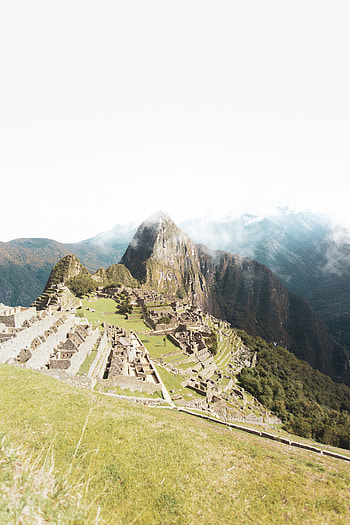 Nature, Mountains, Architecture, Building, Rocks, Ancient HD phone wallpaper