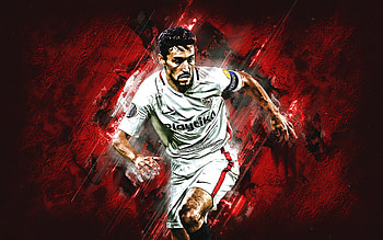Jesus Navas, spanish, sevilla, captain, football HD wallpaper