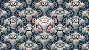 3D, Pattern, Heart, Geometric, Cuba HD wallpaper
