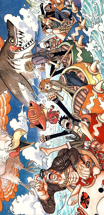 One Piece, Franky, Sanji, Luffy, Ussop, Zoro, Nami, Chopper, Robin, Manga HD phone wallpaper