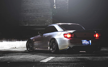 Honda, Night, Cars, Back View, Rear View, Honda S2000 HD wallpaper