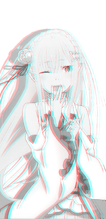 Emilia (Re:ZERO), Anime, Re:Zero - Starting Life in Another World HD phone wallpaper