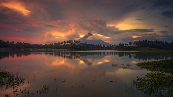 Gabawan Lake, Philippines HD wallpaper