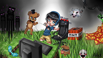 Minecraft YouTube Channel Art Professional YouTube HD wallpaper