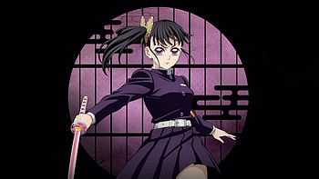 Demon Slayer: Moonlit Blade - Ultra, Demon Slayer: Kimetsu no Yaiba, Kanao Tsuyuri, purple anime, Demon Slayer: Kimetsu No Yaiba - The Movie: Infinity Castle HD wallpaper
