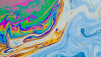 Multicolored texture, paint stains, art HD wallpaper