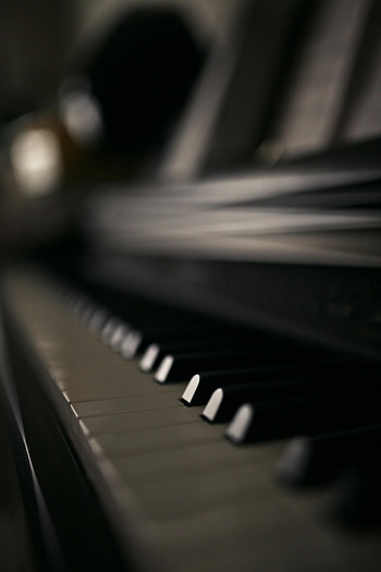 Music, Piano, Macro, Focus, Keys HD phone wallpaper