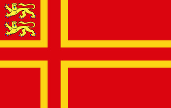 drapeau normand, flag, normandy HD wallpaper