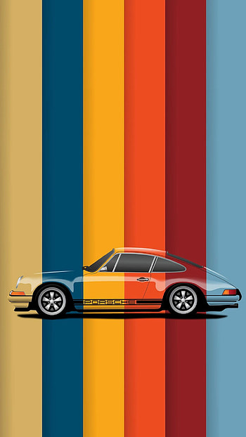 Porsche Car Android Minimal Ultra, Porsche Amoled HD phone wallpaper