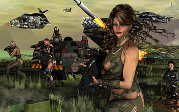 Move Out, scifi, fantasy, daz3d, woman, female HD wallpaper