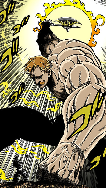 Escanor Giga Chad Aura – The Seven Deadly Sins Manga , manga, The Seven Deadly Sins, Escanor (The Seven Deadly Sins) HD phone wallpaper