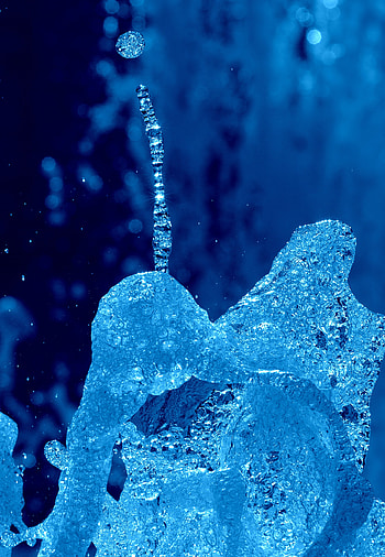 Water, Macro, Spray, Splash HD phone wallpaper