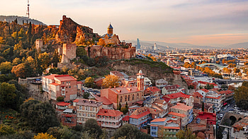 Tbilisi travel, Vibrant nightlife, Authentic cuisine, Architectural marvels HD wallpaper