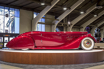 Custom 1936 Packard Named “America’s Most Beautiful Roadster” at 2017 Grand National Roadster Show, Custom, Roadster, Whitewalls, Classic HD wallpaper