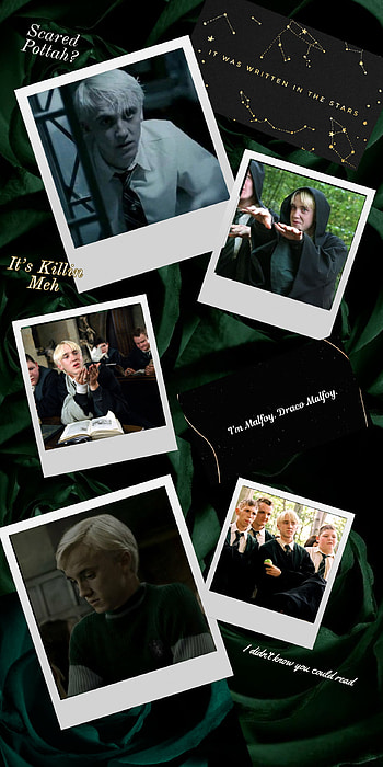 Malfoy, green, dark, draco, harry potter, quotes HD phone wallpaper
