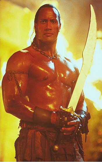 The Scorpion King, face of a king, The Rock Dwayne Johnson HD phone wallpaper