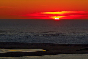 Red Sunset, beautiful, , sunset, red HD wallpaper