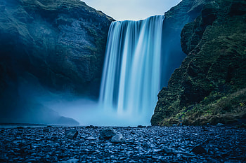 Veil Falls, waterfall, nature HD wallpaper