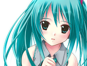 Miku Hatsune, blue, blue anime, hatsune miku, anime girl, miku, anime, blue anime girl, hatsune HD wallpaper