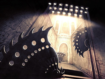Prince of Persia The Two Thrones-danger stage, stop, black, prince of persia the two thrones, cutter, difficult stage, prince of persia, hell, hard, abstract, video game, attack, game HD wallpaper