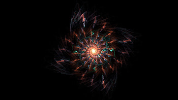 Abstract, Feather, Brown, Circle, Illusion HD wallpaper