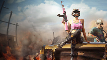 Pubg Girl With Gun 2019, pubg, ps-games, playerunknowns-battlegrounds, 2019-games, games HD wallpaper