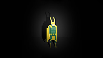 Loki Pixel Art , loki, pixel, superheroes, artist, artwork, digital-art, behance HD wallpaper