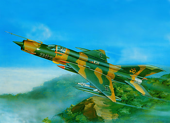 MiG 21MF, russian, 21, art, 21mf, german, mig, jet, mig-21mf, painting, drawing, airplane, mig-21, plane HD wallpaper