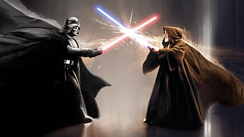 Star Wars, Fight, Darth Vader, Film, Battle HD wallpaper