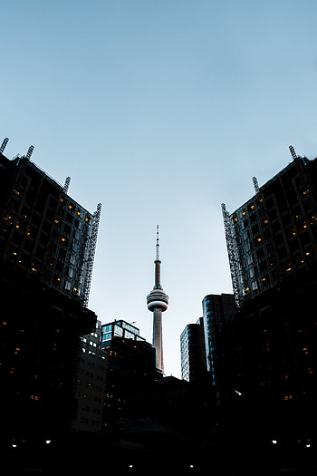 Cities, Architecture, City, Building, Dark, Tower HD phone wallpaper