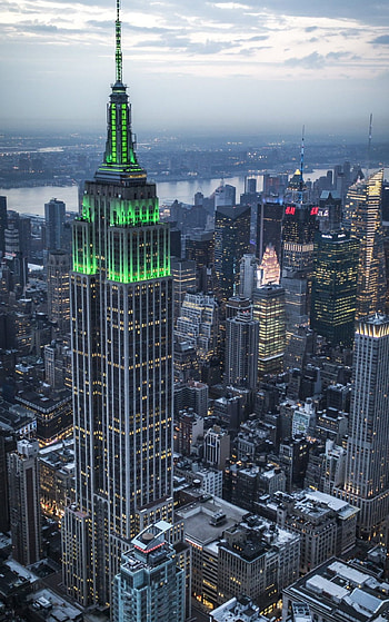 New York, Empire State Building, Architectural marvel, threads HD phone wallpaper