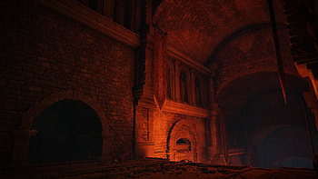 Elden Ring Game - Mysterious Red-Lit Ruins, video game, Elden Ring, dungeon HD wallpaper