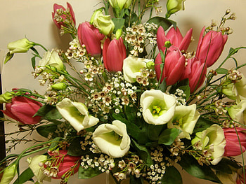 Flowers, Tulips, Bouquet, Composition HD wallpaper