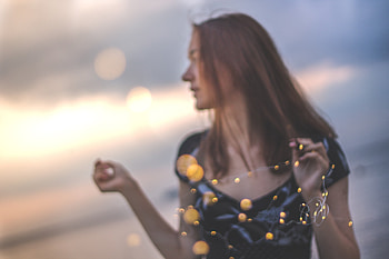 Girl Beauty Bokeh Effect Out Of Focus, girls, model, bokeh-effect HD wallpaper