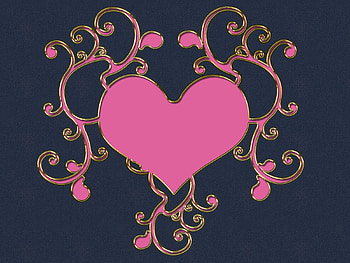 Hearts, Pink, Love, Patterns, Light, Light Coloured HD wallpaper