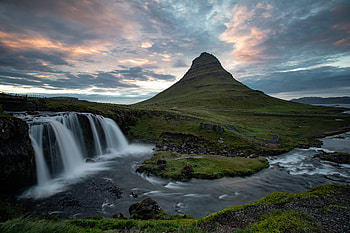 Nature, Rivers, Grass, Mountain, Vertex, Top HD wallpaper
