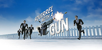 Squirrel with a Gun Key Art Poster, video game, Squirrel with a Gun HD wallpaper