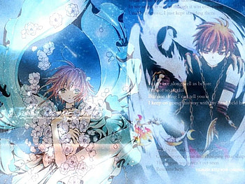 Sakura and Syaoran, love, fate HD wallpaper